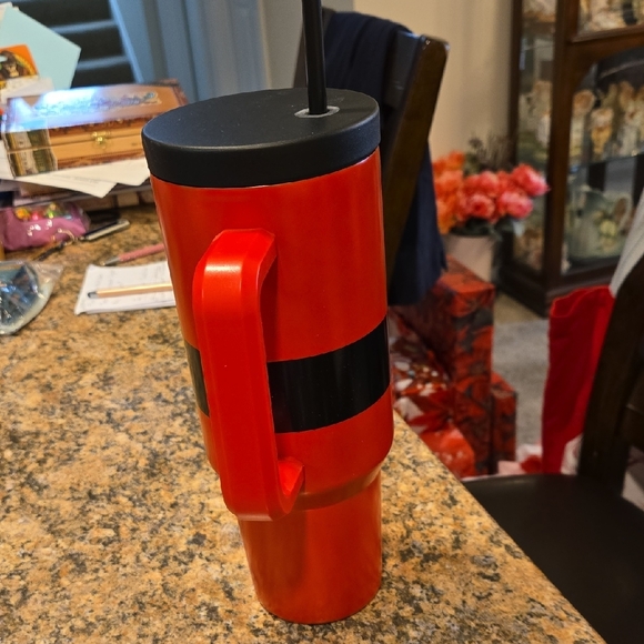 Hallmark Red Tumbler with Santa Belt Design - Picture 2 of 5
